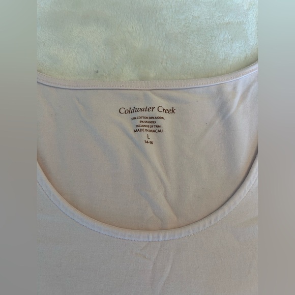 Coldwater Creek Soft Pink Tank - Picture 3 of 3